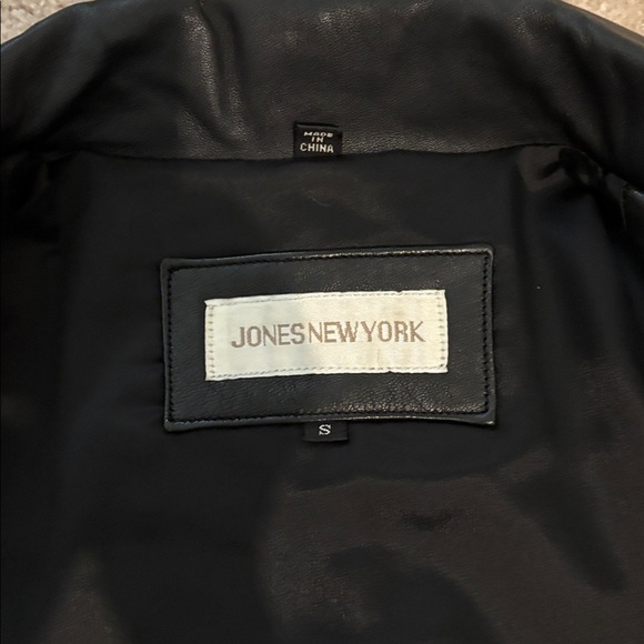 Jones New York 1990’ genuine leather jacket size S - Picture 5 of 7